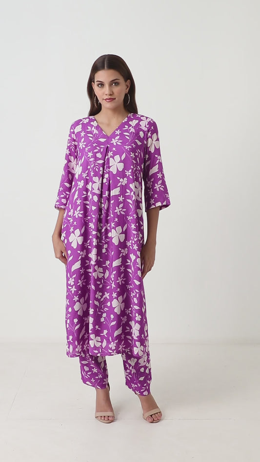 CO-ORD SET - PURPLE